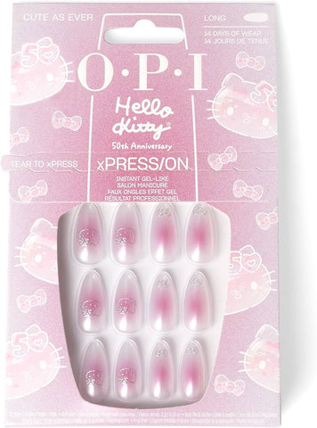 OPI Xpress/ON Hello Kitty Cute As Ever long