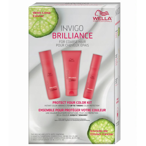 Wella Brilliance trio pour cheveux épais