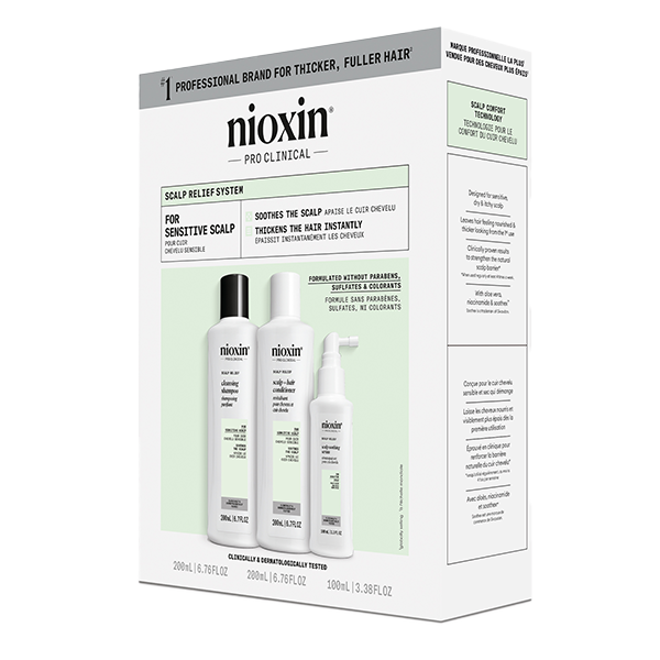 Nioxin Scalp Relief trio pour cuir chevelu sensible