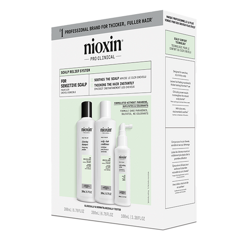 Nioxin Scalp Relief trio pour cuir chevelu sensible