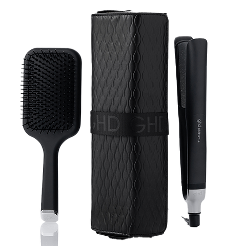 GHD Platinum+ ensemble fer plat 1" et brosse pneumatique