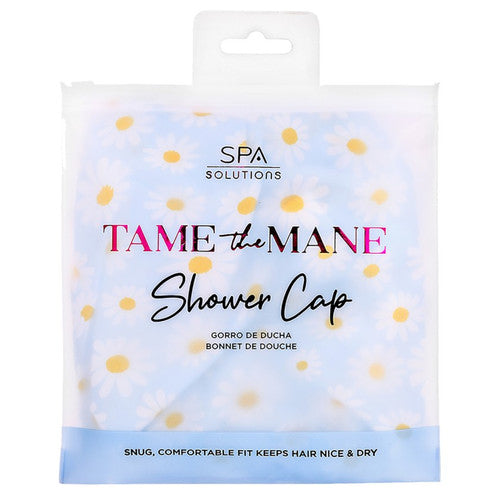 CALA Tame The Mane bonnet de douche motif de marguerite