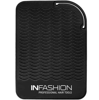 Infashion tapis en silicone résistant à la chaleur noir