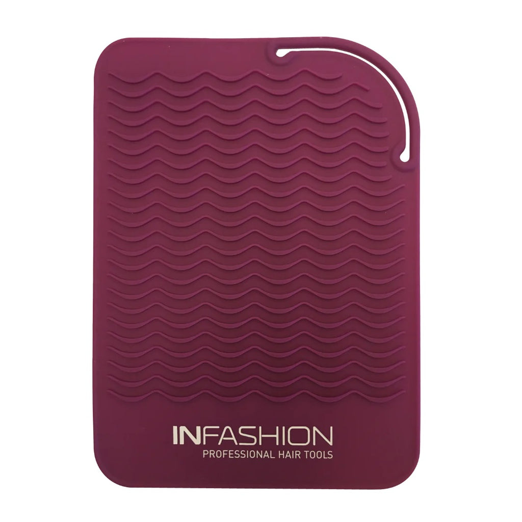 Infashion tapis en silicone résistant à la chaleur mauve